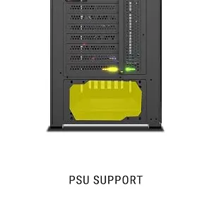Ant Esports Mesh X 360 Mid-Tower E-ATX Gaming Cabinet (Black) overview 7