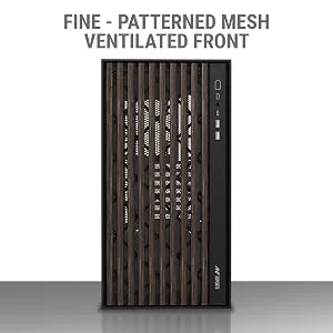 Ant Esports Zen Wood C3 (ATX) Mid Tower Cabinet (Black) overview 3