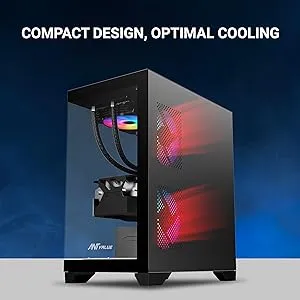 Ant Value CV200 Black M-ATX Mini Tower Case overview 3