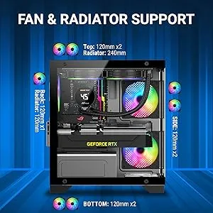 Ant Value CV200 Black M-ATX Mini Tower Case overview 5