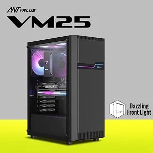 Ant Value VM25 ATX Gaming Cabinet (Black) overview 12