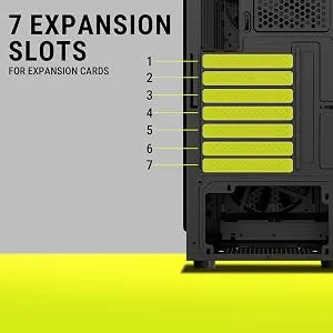 Ant Value VM25 ATX Gaming Cabinet (Black) overview 6