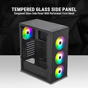 Ant Value VM40 ATX Computer Gaming Cabinet (Black) overview 3