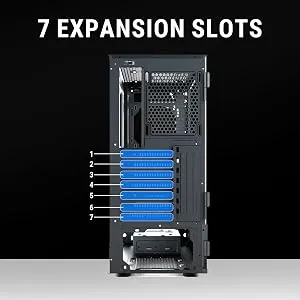 Ant Value VM40 ATX Computer Gaming Cabinet (Black) overview 8
