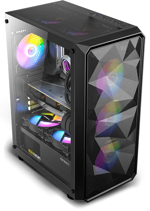 Antec AX83 Elite RGB (E-ATX) Mid Tower Cabinet (Black) overview 1