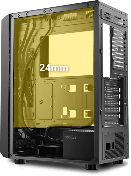 Antec AX83 Elite RGB (E-ATX) Mid Tower Cabinet (Black) overview 4