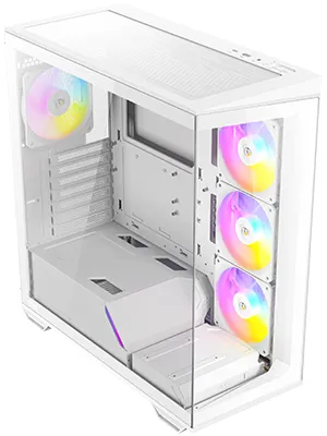 Antec C3 ARGB (ATX) Mid Tower Cabinet (White) overview 2