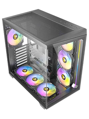 Antec C5 ARGB (ATX) Mid Tower Cabinet (Black) overview 2