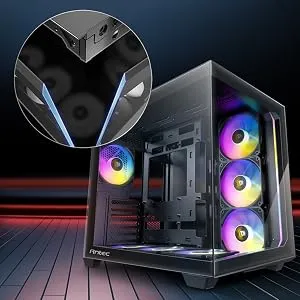 Antec C5 ARGB (ATX) Mid Tower Cabinet (Black) overview 5