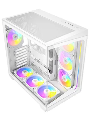 Antec C5 ARGB (ATX) Mid Tower Cabinet (White) overview 2