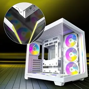Antec C5 ARGB (ATX) Mid Tower Cabinet (White) overview 5