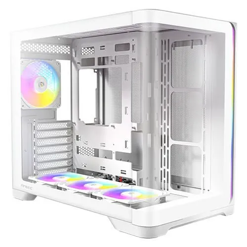 Antec C5 Curve ARGB Mid-Tower ATX PC Case (White)
