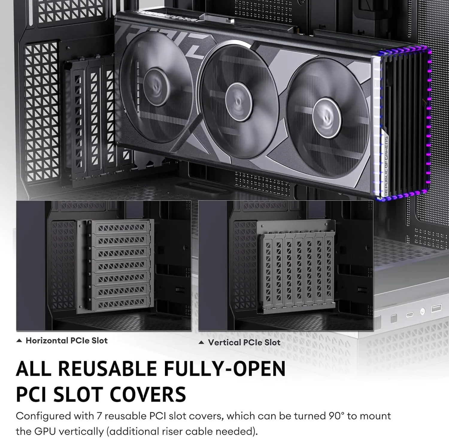 Antec C7 ARGB Mid-Tower E-ATX PC Cabinet (Black) overview 29