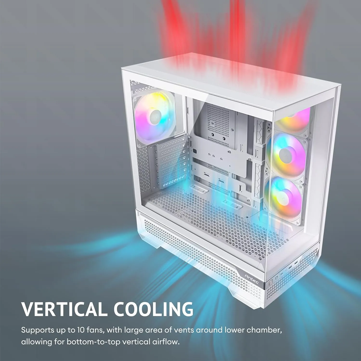 Antec C7 ARGB Mid-Tower E-ATX PC Cabinet (White) overview 22