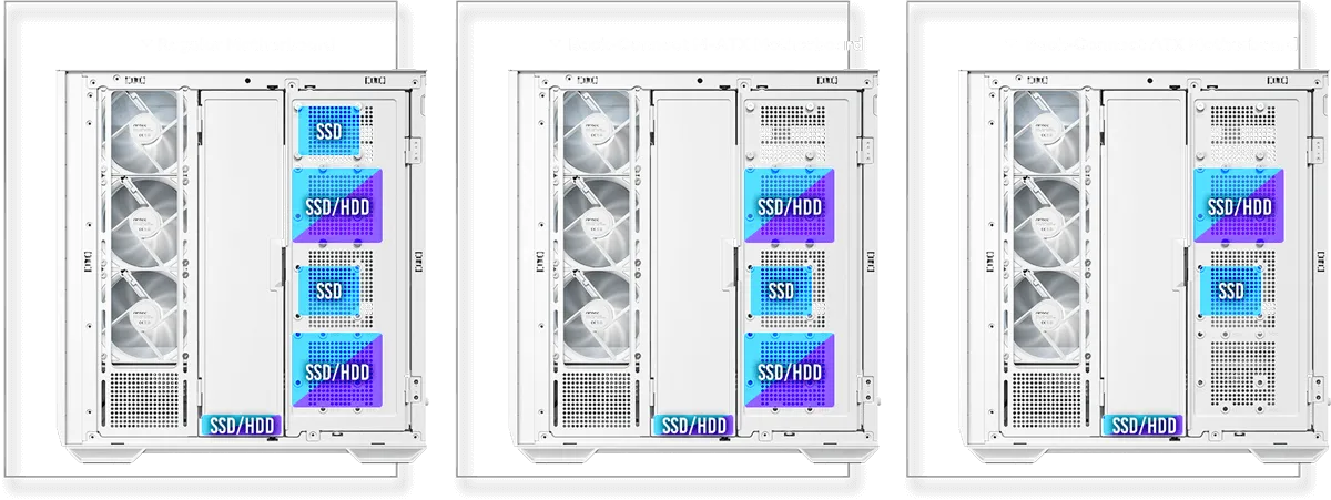 Antec C7 ARGB Mid-Tower E-ATX PC Cabinet (White) overview 32