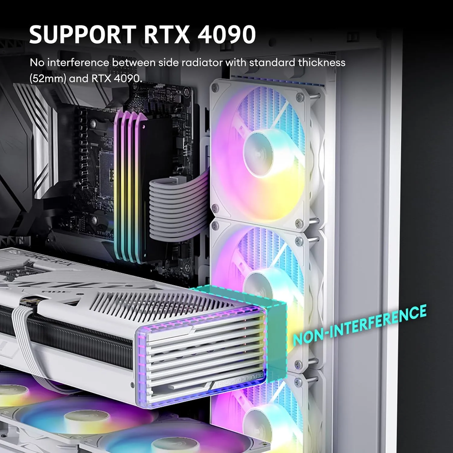 Antec C7 ARGB Mid-Tower E-ATX PC Cabinet (White) overview 7