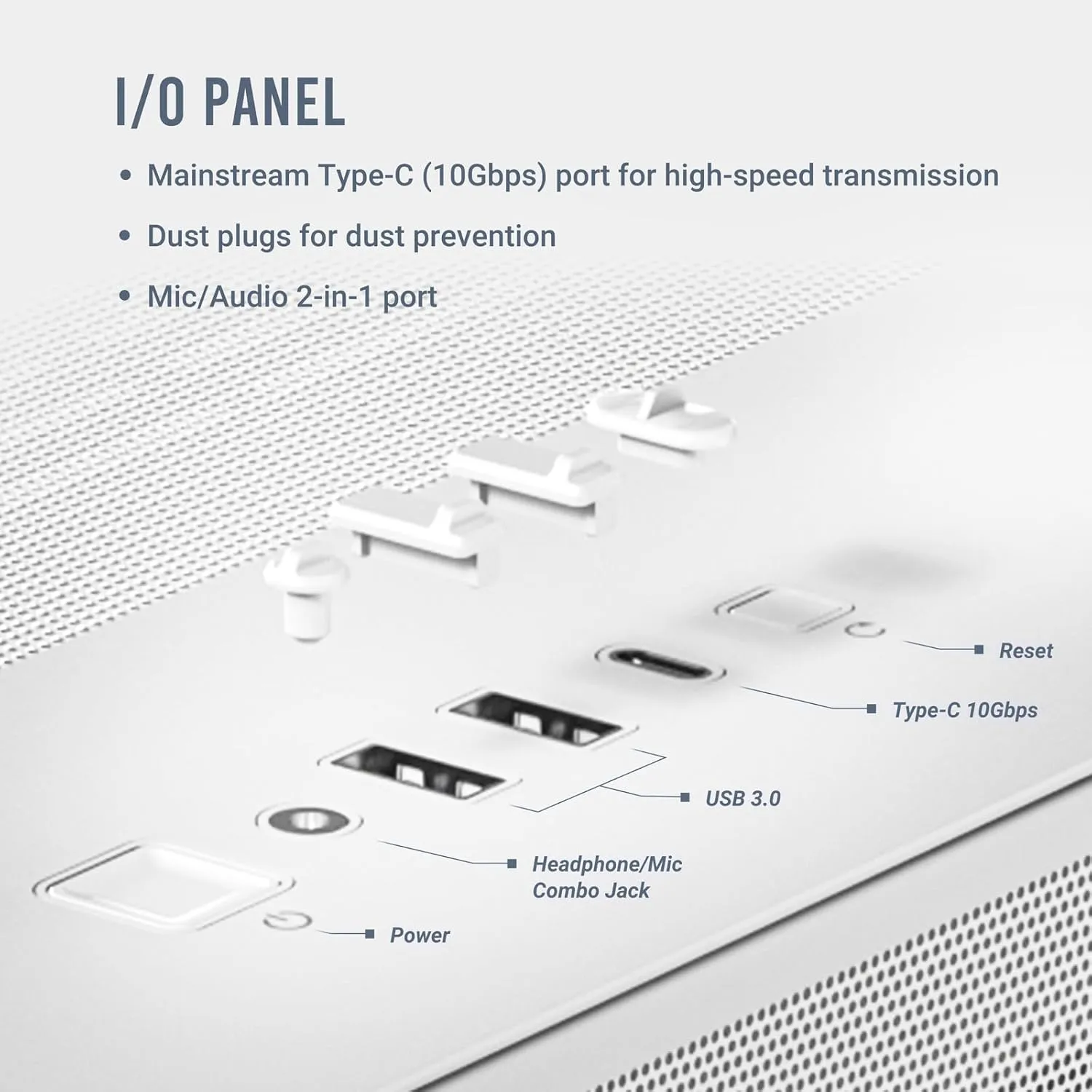 Antec C8 Full-Tower E-ATX PC Cabinet (Aluminum White) overview 15