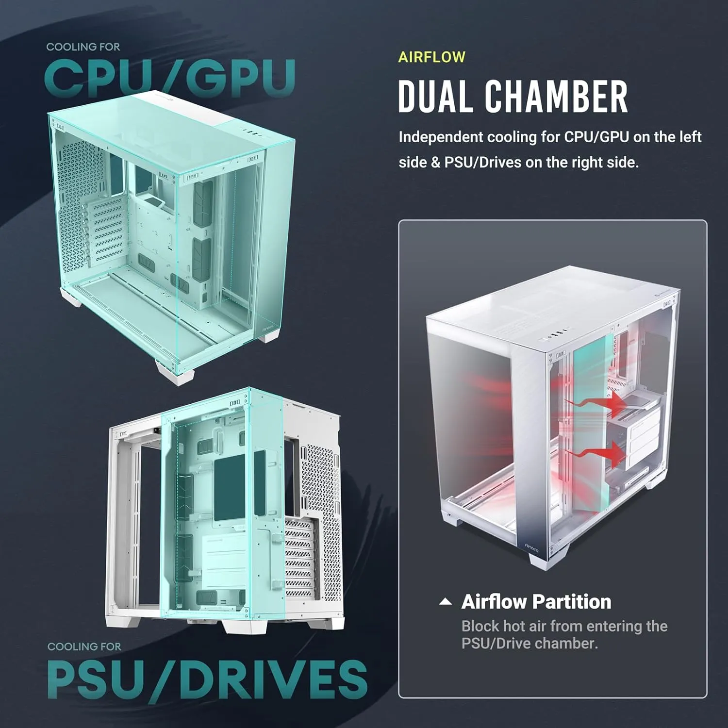 Antec C8 Full-Tower E-ATX PC Cabinet (Aluminum White) overview 16
