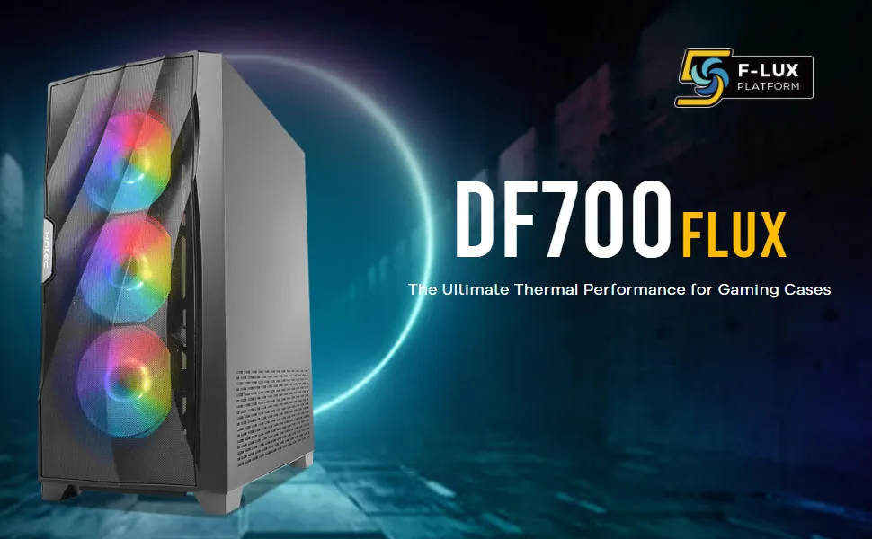 Antec DF700 FLUX ARGB Cabinet (Black) overview 6