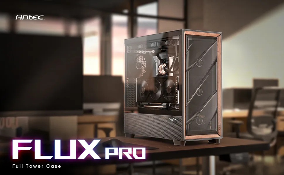 Antec Flux Pro E-ATX Full Tower Cabinet (Black) overview 1