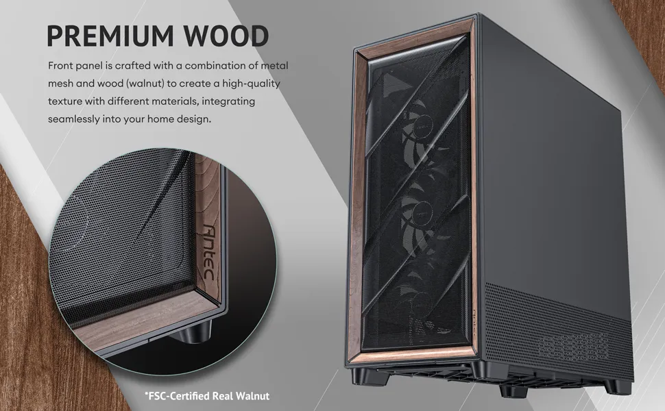 Antec Flux Pro E-ATX Full Tower Cabinet (Black) overview 4
