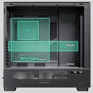 Antec Flux Pro E-ATX Full Tower Cabinet (Black) overview 5