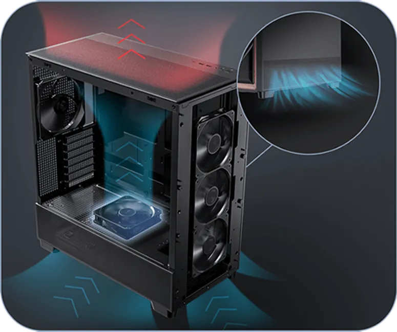 Antec Flux Series ATX Mid Tower Case overview 2