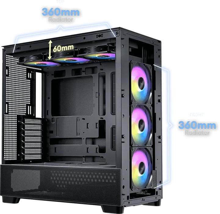 Antec Flux Series ATX Mid Tower Case overview 4
