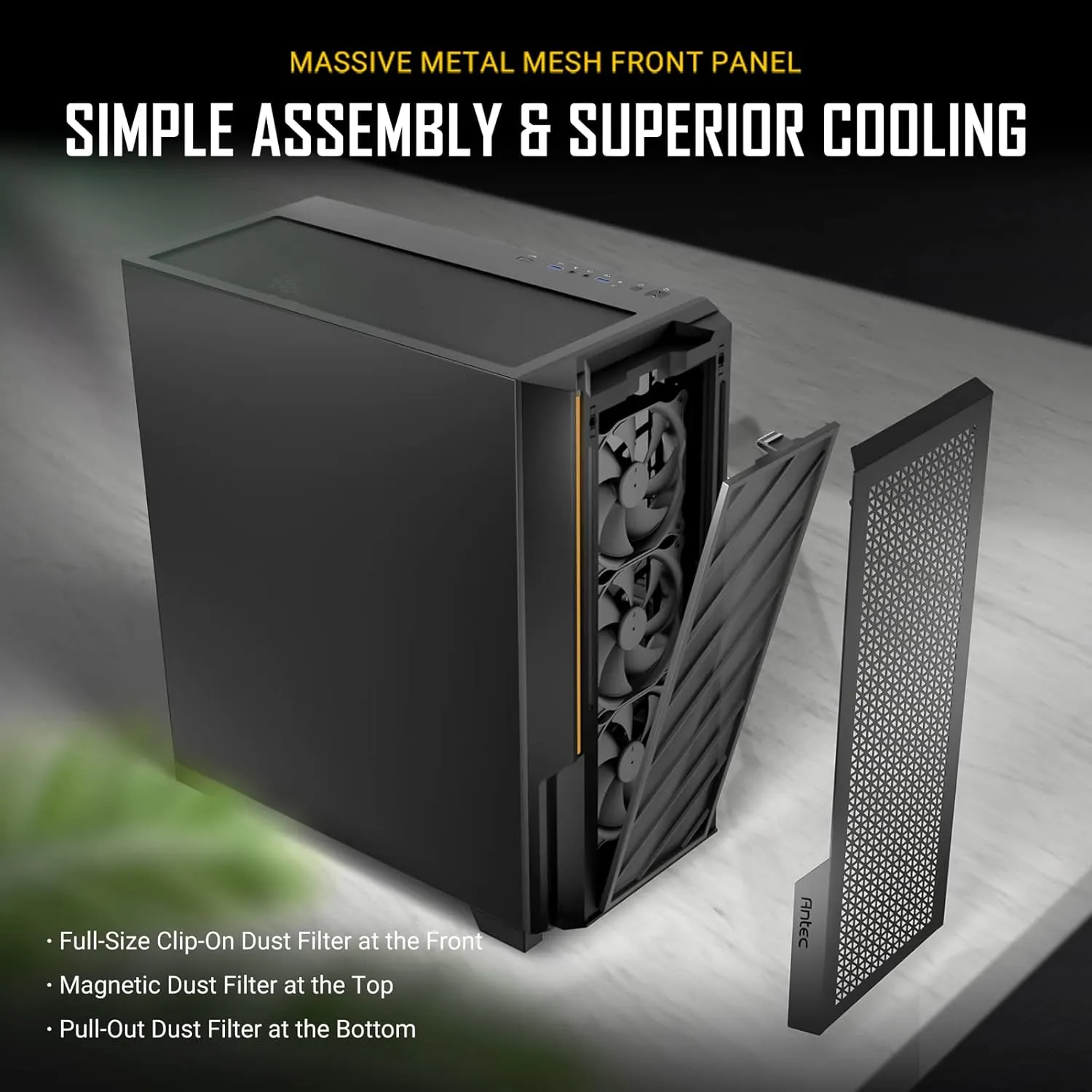 Antec P20CE Solid E-ATX Mid Tower PC Gaming Case overview 11