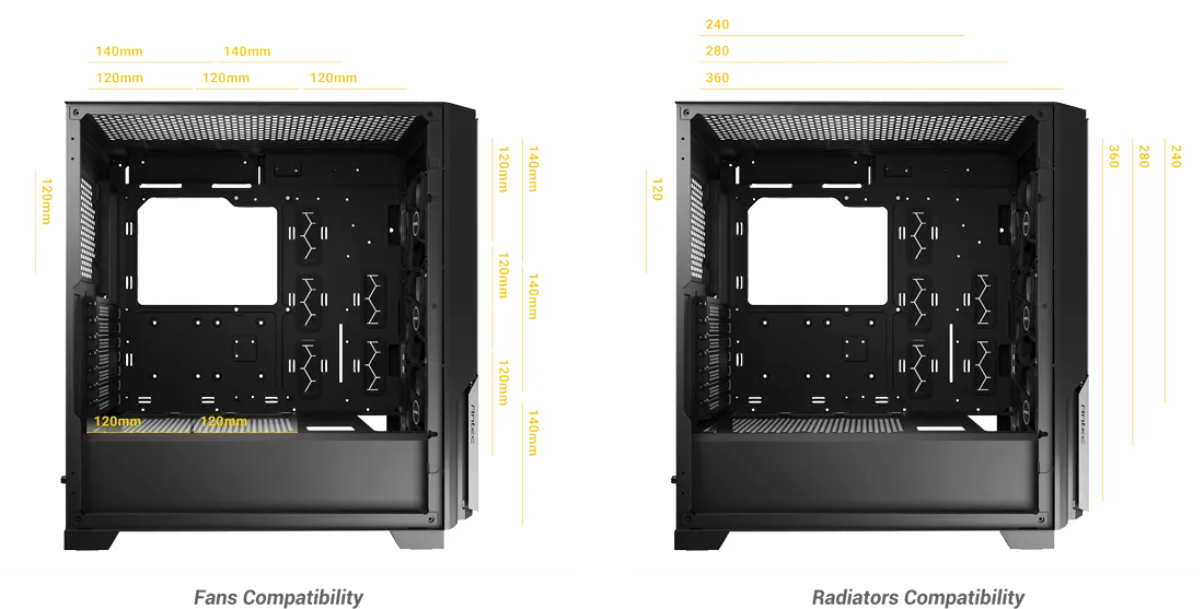 Antec P20CE Solid E-ATX Mid Tower PC Gaming Case overview 19