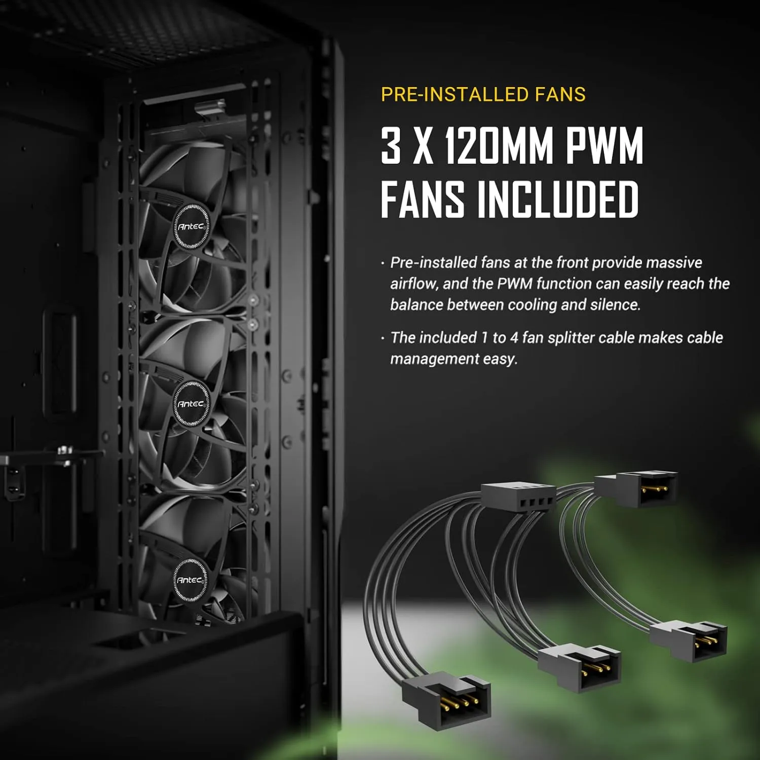 Antec P20CE Solid E-ATX Mid Tower PC Gaming Case overview 2
