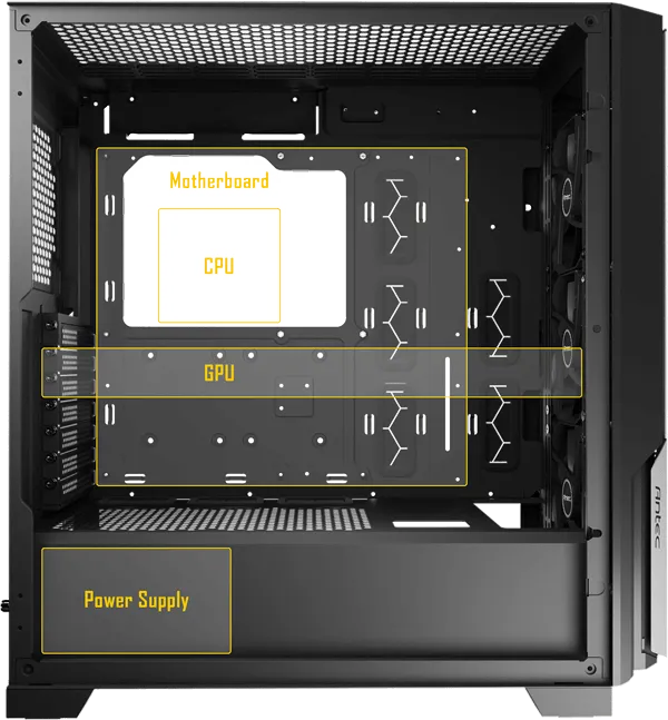 Antec P20CE Solid E-ATX Mid Tower PC Gaming Case overview 20