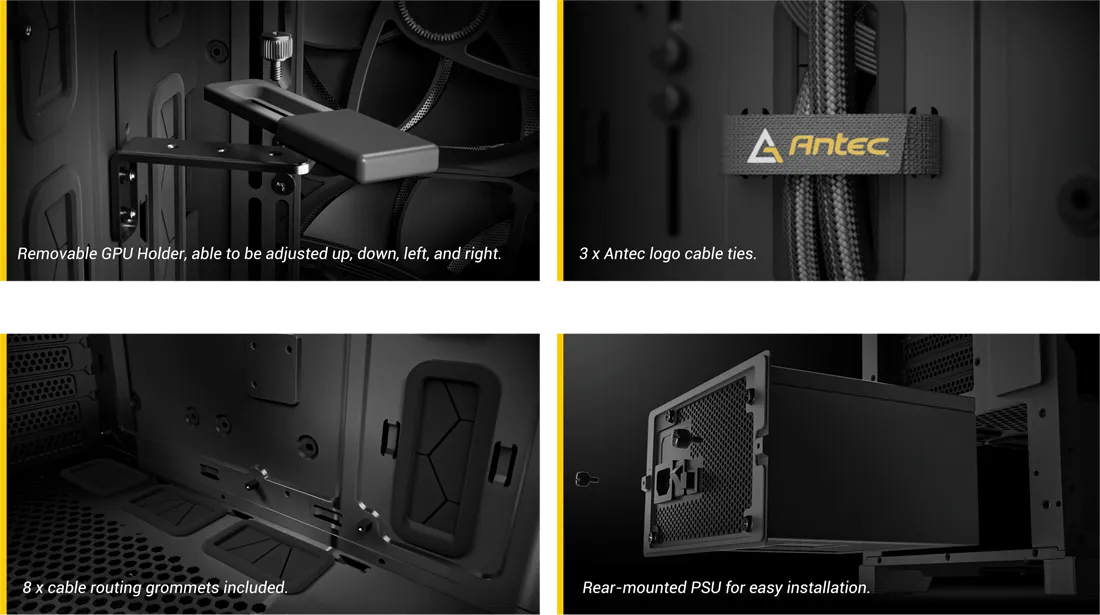 Antec P20CE Solid E-ATX Mid Tower PC Gaming Case overview 8