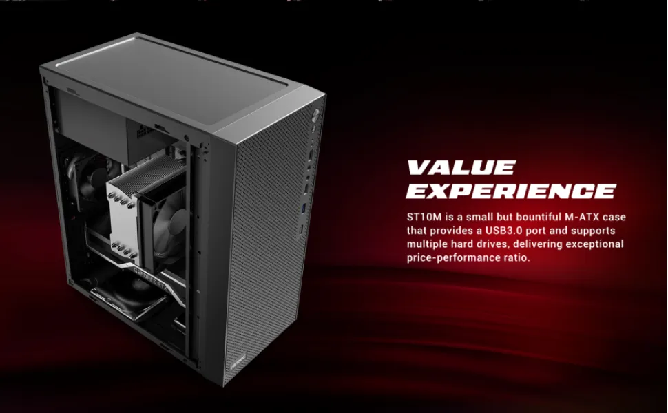 Antec ST10M M-ATX Mini Tower Case overview 2