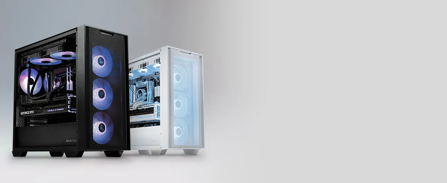 Asus A21 (M-ATX) Mid Tower Cabinet (Black) overview 1