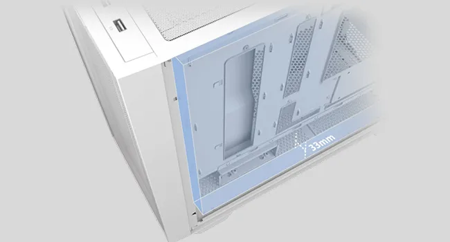 Asus A21 (M-ATX) Mid Tower Cabinet (Black) overview 4