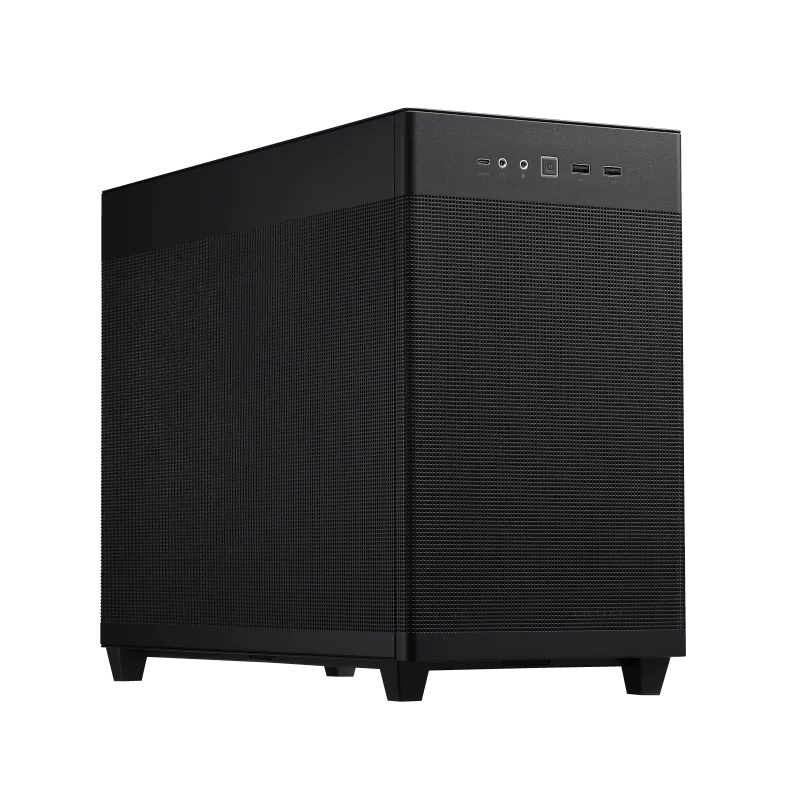 Asus Prime AP201 (M-ATX) Mini Tower Cabinet (Black) overview 3