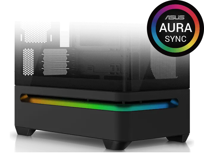 Asus Prime AP202 TG ARGB White Case overview 3