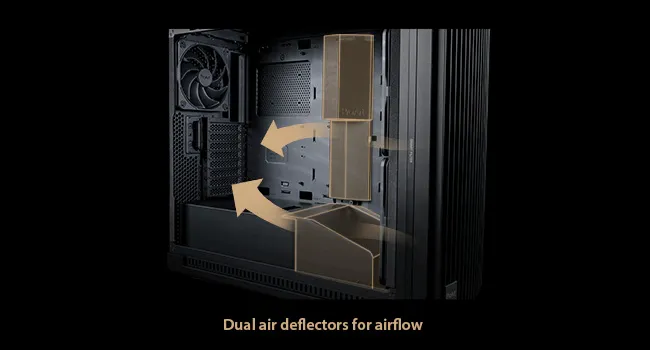 Asus ProArt PA602 Wood Edition Tempered Glass E-Atx Mid Tower Cabinet overview 6
