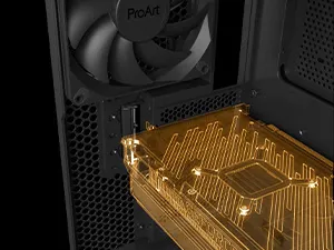 Asus ProArt PA602 Wood Edition Tempered Glass E-Atx Mid Tower Cabinet overview 7