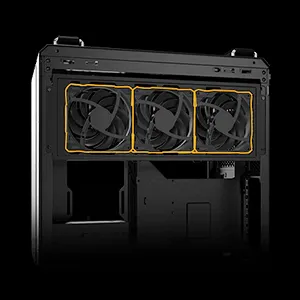 Asus TUF Gaming GT502 (ATX) Mid Tower Cabinet (White) overview 1