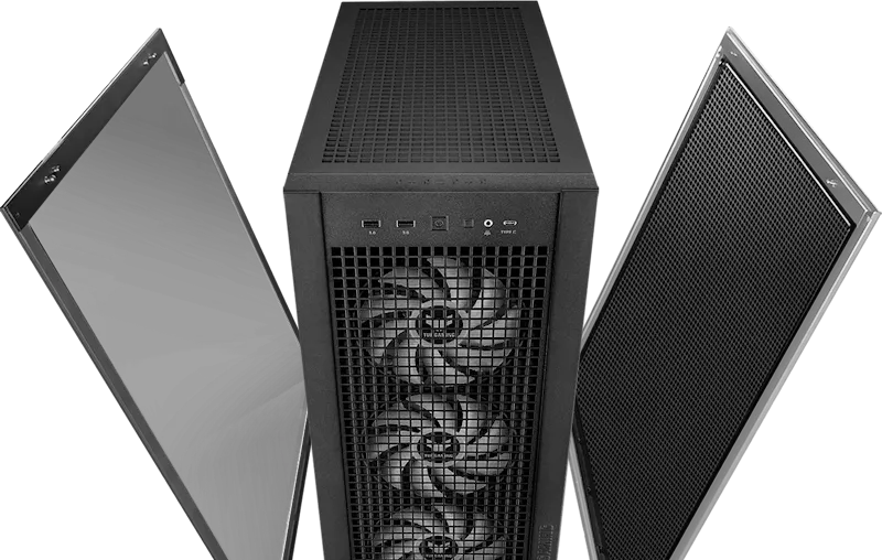 Asus Tuf Gaming GT302 Argb Eatx Mid Tower Cabinet (White) overview 5