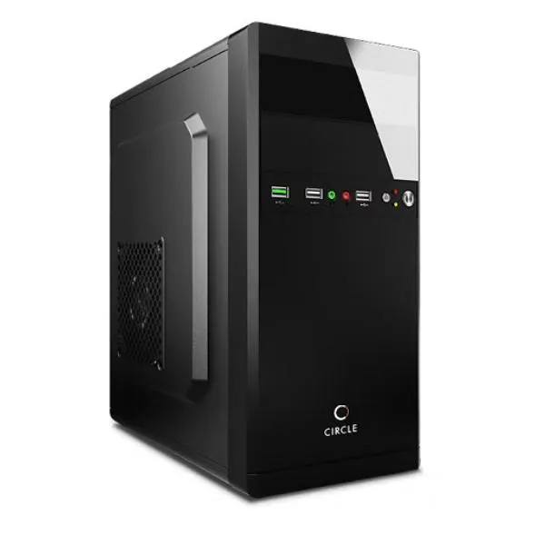 CIRCLE ENTICE E1 3.0 With Power Supply MICRO ATX Cabinet
