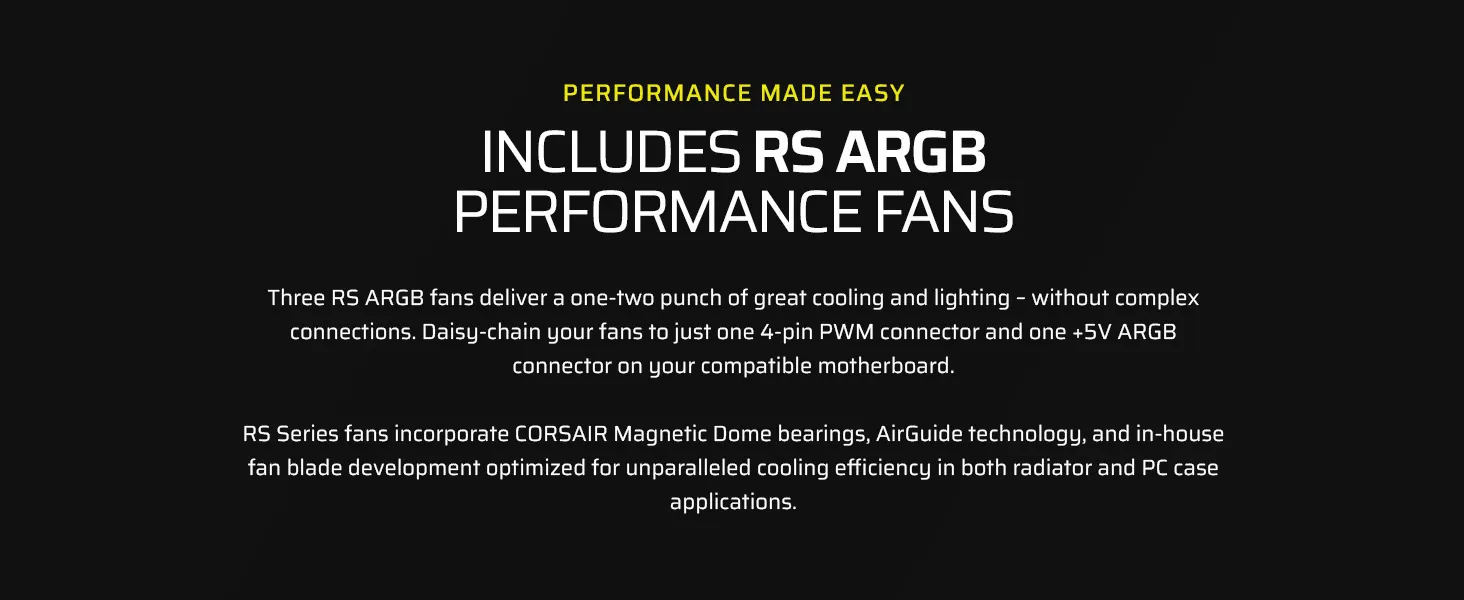 CORSAIR 3500X ARGB Tempered Glass Mid-Tower PC Case (Black) overview 2