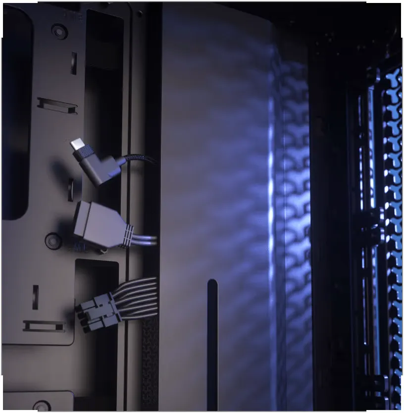 CORSAIR Frame 4000D RS ARGB Modular Mid-Tower ATX Cabinet (Black) overview 10