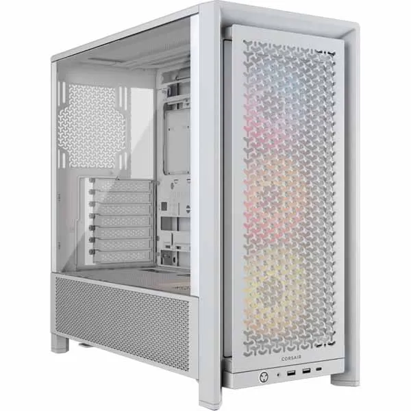 CORSAIR Frame 4000D RS ARGB Modular Mid-Tower ATX Cabinet (White)