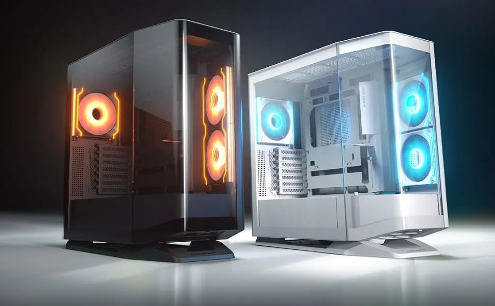 COUGAR FV270 RGB MidTower E-ATX Case (White) overview 1