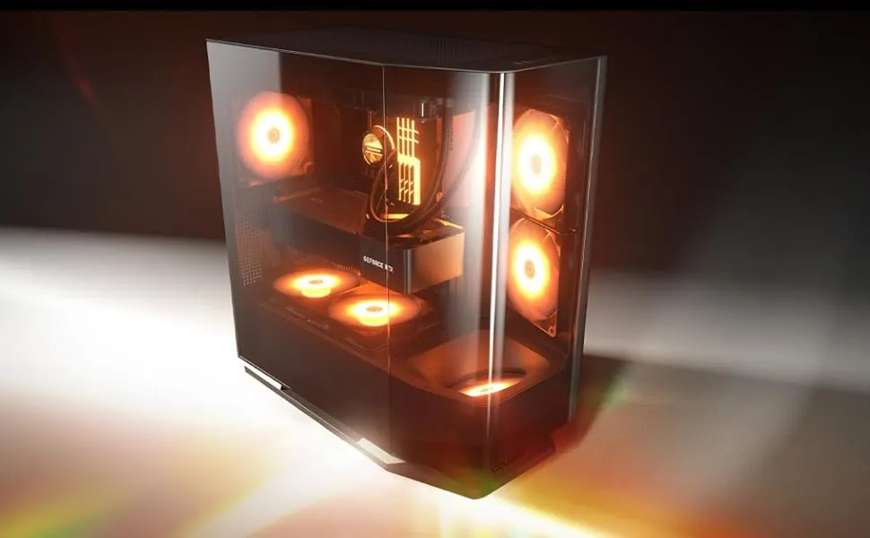 COUGAR FV270 RGB MidTower E-ATX Case (White) overview 3