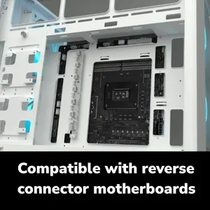 COUGAR OmnyX Mid-Tower ATX Panoramic PC Case (White) overview 6