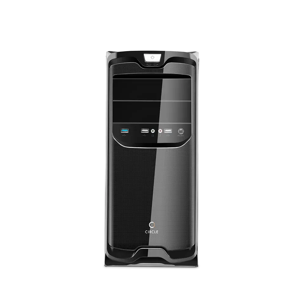 Circle Desire D1 USB 3.0 (ATX) Mid Tower Cabinet (Black) overview 1